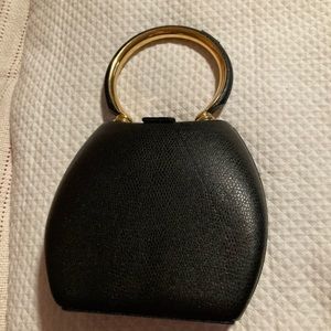 Beautiful black handbag with tag
